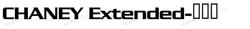 CHANEY Extended字体转换